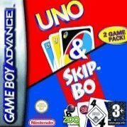 Uno and Skip-Bo GameBoy Advance US box art